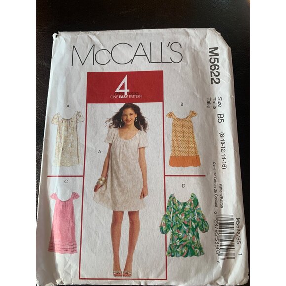 McCall's Misses Dress Sewing Pattern Sz 8 - 16 M5622 - Uncut - Picture 10 of 10